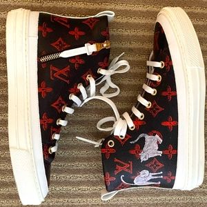 ISO Louis Vuitton Catogram Stellar Sneaker Boots 